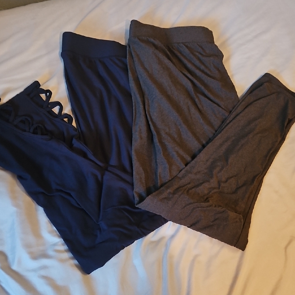 Maurices Navy and Charcoal Leggings